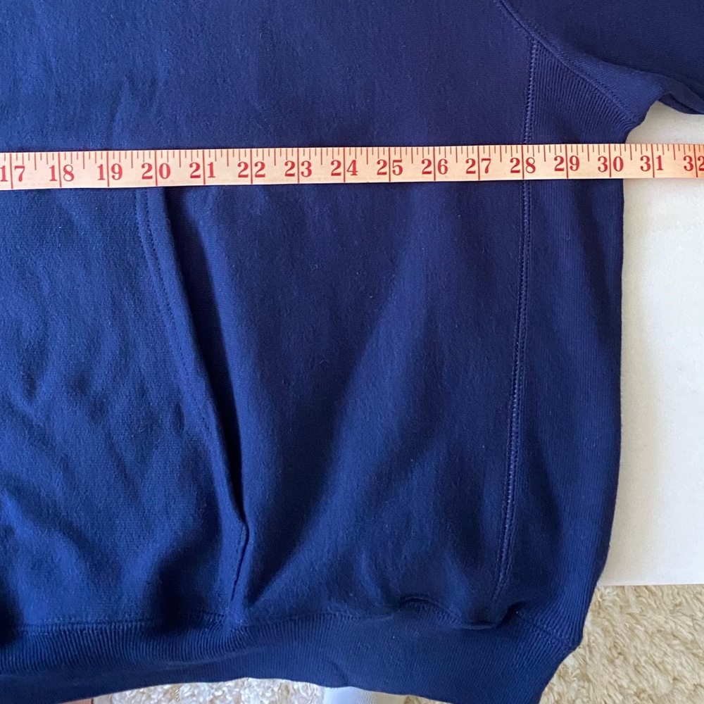 NEW Champion Men's Navy Blue Reverse Weave Hooded Sweatshirt Size 2XL-S1051 - Picture 7 of 13